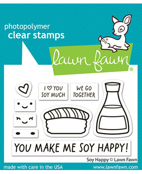 Lawn Fawn Soy Happy Clear Stamps (LF3954) Lawn Fawn Soy Happy Clear Stamps (LF3954)