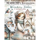 Maremi's Small Art Winter Tales Collage Ephemera Book