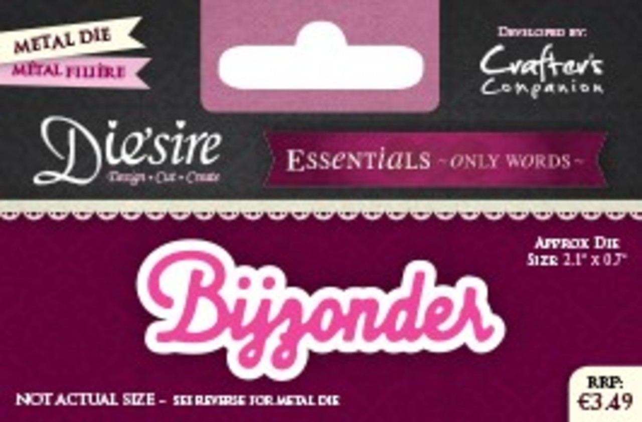 Die'sire Bijzonder Only Words Metal Die (DS-E-W-26-NL)