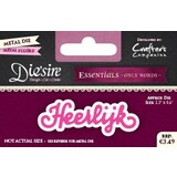 Die'sire Heerlijk Only Words Metal Die (DS-E-W-24-NL)