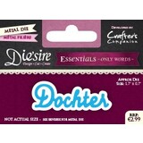 Die'sire Dochter Only Words Metal Die (DS-E-W-16-NL)