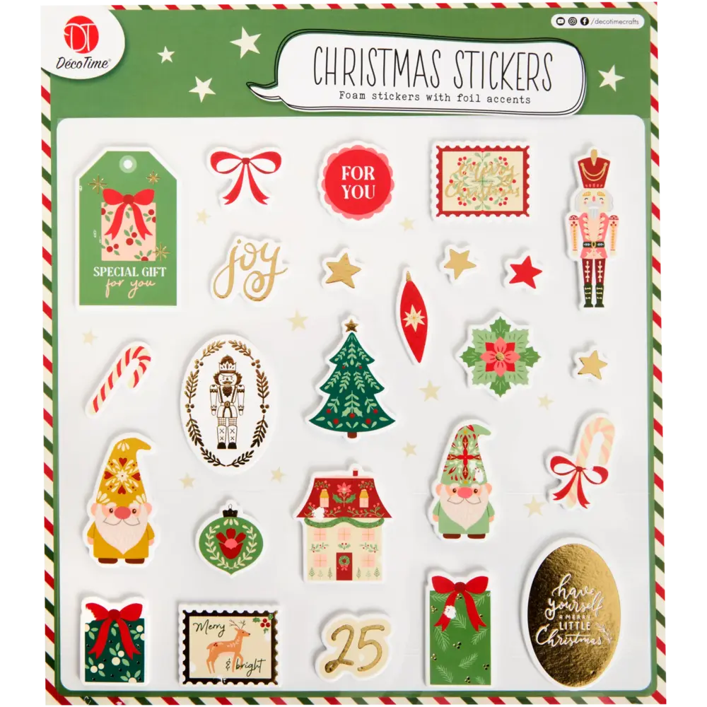 DécoTime 3D Christmas Stickers Special Gift for You (3216768) DécoTime 3D Christmas Stickers Special Gift for You (3216768)