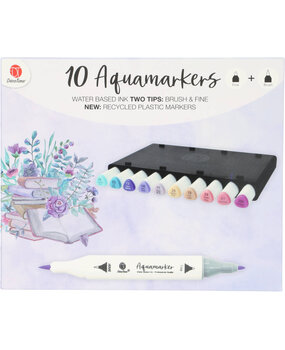 DécoTime 10 Aquamarkers Violet (3004842) DécoTime 10 Aquamarkers Violet (3004842)