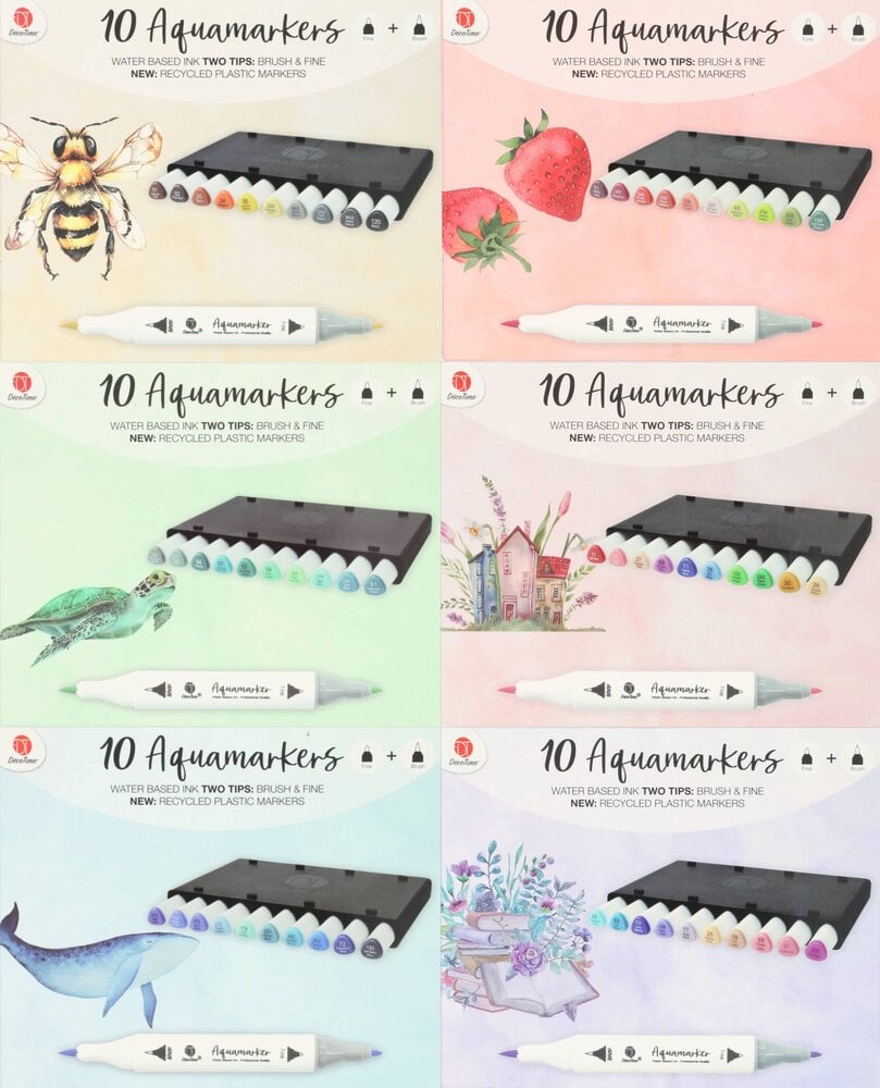 DécoTime Wild Wash WAVE Aquamarkers (3004842) DécoTime Wild Wash WAVE Aquamarkers (3004842)