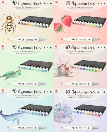 DécoTime Wild Wash WAVE Aquamarkers (3004842) DécoTime Wild Wash WAVE Aquamarkers (3004842)