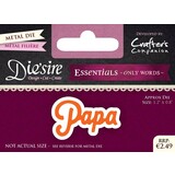 Die'sire Papa Only Words Metal Die (DS-E-W-13-NL)