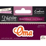 Die'sire Oma Only Words Metal Die (DS-E-W-03-NL)