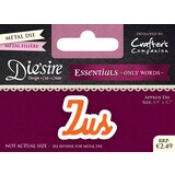 Die'sire Zus Only Words Metal Die (DS-E-W-01-NL)