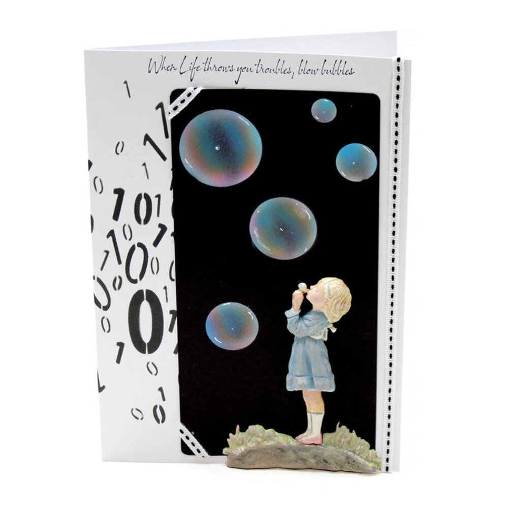 Cosmic Shimmer Silicone Mould Blowing Bubbles by Andy Skinner (CF0071-CS)