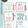 Sizzix Thinlits Die w/Stamps by 49 and Market A5 Affirmations (23+18pcs) (666944) Sizzix Thinlits Die w/Stamps by 49 and Market A5 Affirmations (23+18pcs) (666944)