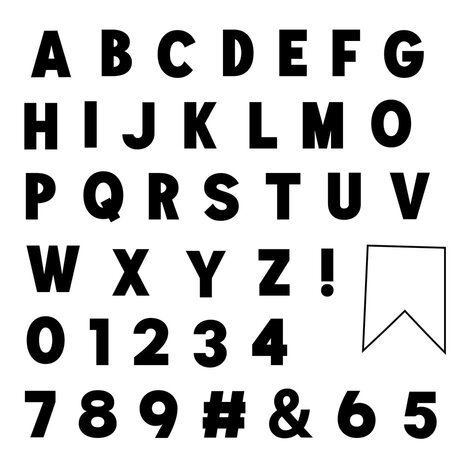 Sizzix Thinlits Die w/Stamps by 49 and Market Banner Bash (17+39pcs) (666945) Sizzix Thinlits Die w/Stamps by 49 and Market Banner Bash (17+39pcs) (666945)