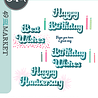Sizzix Thinlits Die w/Stamps by 49 and Market Birthday Wishes (18+7pcs) (666946) Sizzix Thinlits Die w/Stamps by 49 and Market Birthday Wishes (18+7pcs) (666946)
