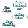 Sizzix Thinlits Die w/Stamps by 49 and Market Birthday Wishes (18+7pcs) (666946) Sizzix Thinlits Die w/Stamps by 49 and Market Birthday Wishes (18+7pcs) (666946)
