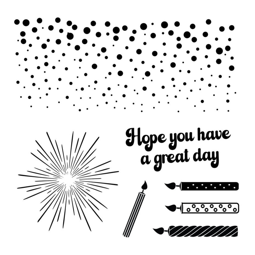 Sizzix Thinlits Die w/Stamps by 49 and Market Birthday Wishes (18+7pcs) (666946) Sizzix Thinlits Die w/Stamps by 49 and Market Birthday Wishes (18+7pcs) (666946)