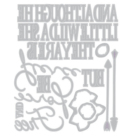 Sizzix Thinlits Die w/Stamps by 49 and Market Forces of Nature (20+8pcs) (666948) Sizzix Thinlits Die w/Stamps by 49 and Market Forces of Nature (20+8pcs) (666948)