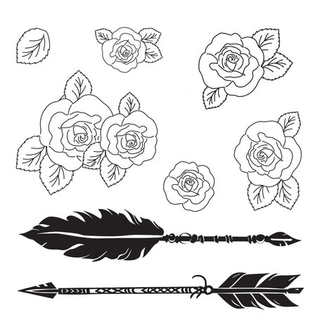 Sizzix Thinlits Die w/Stamps by 49 and Market Forces of Nature (20+8pcs) (666948) Sizzix Thinlits Die w/Stamps by 49 and Market Forces of Nature (20+8pcs) (666948)