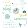 Sizzix Thinlits Die w/Stamps by 49 and Market A5 Wanderlust Explorer (13+20pcs) (666953) Sizzix Thinlits Die w/Stamps by 49 and Market A5 Wanderlust Explorer (13+20pcs) (666953)