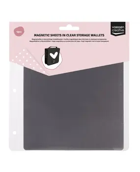 Vaessen Creative Magnetic Sheets In Clear Storage Wallets (600203-003)