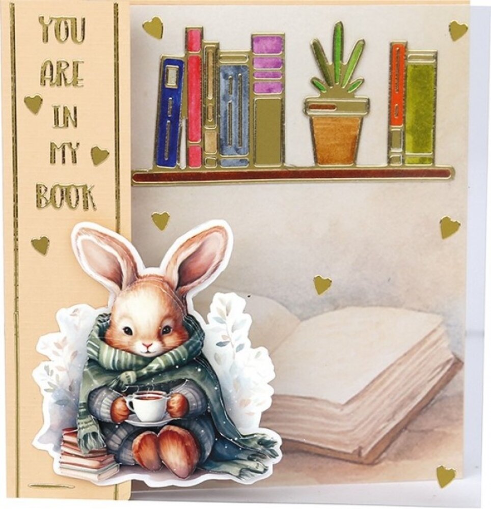 Berrie's Beauties Winter Bunnies 3D Push Out Cosy Bunnies (SB11068) Berrie's Beauties Winter Bunnies 3D Push Out Cosy Bunnies (SB11068)