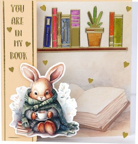 Berrie's Beauties Winter Bunnies 3D Push Out Cosy Bunnies (SB11068) Berrie's Beauties Winter Bunnies 3D Push Out Cosy Bunnies (SB11068)