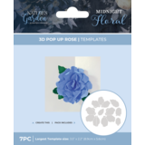 Crafter's Companion Midnight Floral 3D Template Pop Up Rose (NG-MF-TEMP-3DROS)