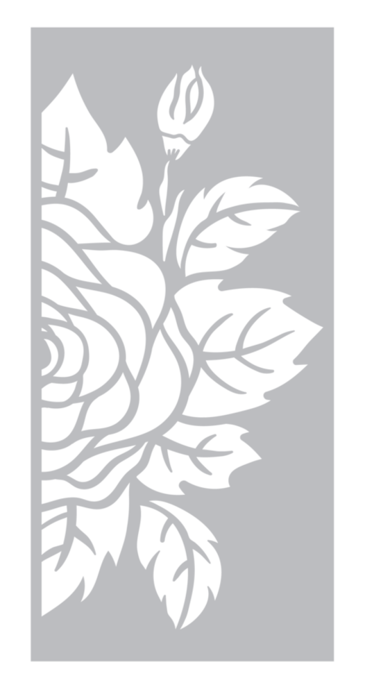 Crafter's Companion Midnight Floral Decorative Stencils (NG-MF-STEN-DEC)