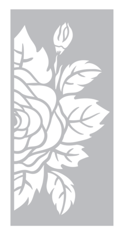 Crafter's Companion Midnight Floral Decorative Stencils (NG-MF-STEN-DEC)