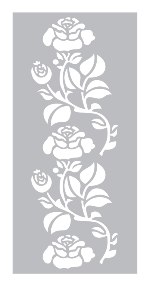 Crafter's Companion Midnight Floral Decorative Stencils (NG-MF-STEN-DEC)