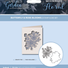 Crafter's Companion Midnight Floral Stamp & Die Butterfly & Rose Blooms (NG-MF-STD-BUTRB)