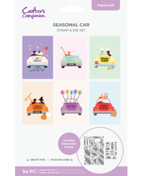 Crafter's Companion Seasonal Car Stamp & Die (CC-STD-SECA)