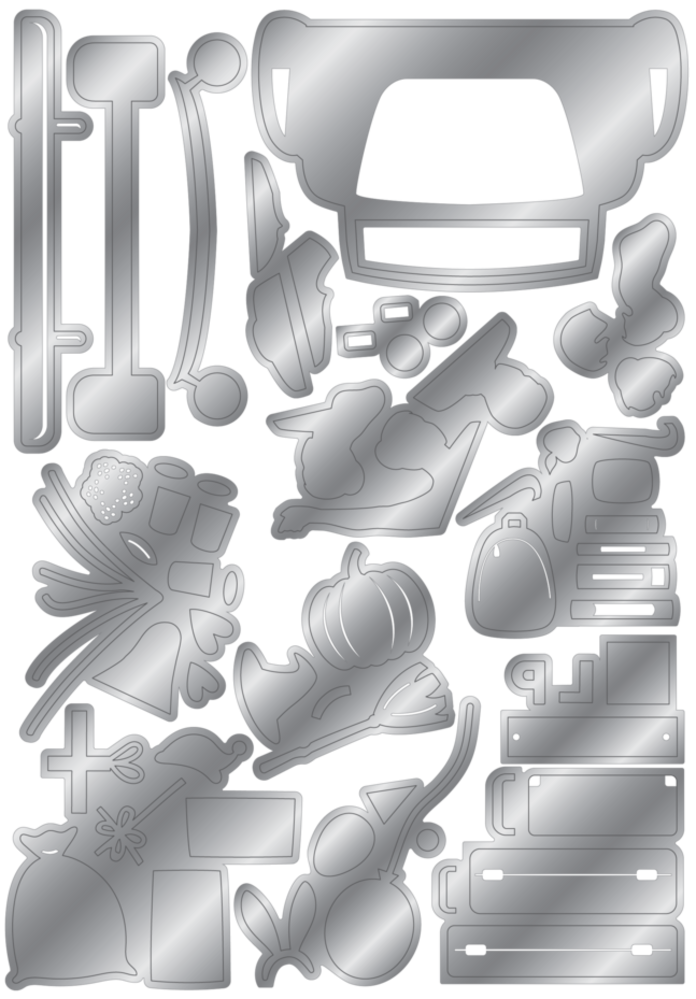 Crafter's Companion Seasonal Car Stamp & Die (CC-STD-SECA)