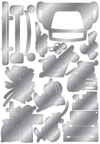 Crafter's Companion Seasonal Car Stamp & Die (CC-STD-SECA)