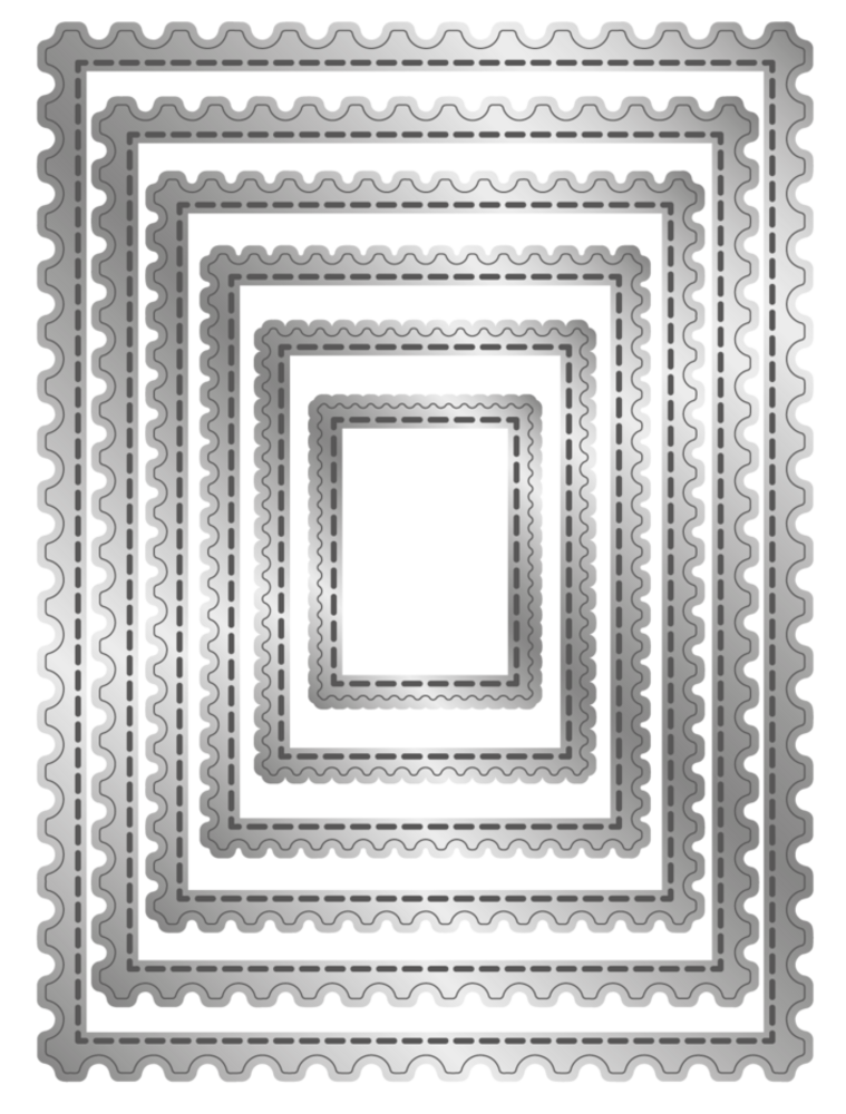 Crafter's Companion Stitched Edge Metal Die Postage Stamps (CC-MD-SEPS) Crafter's Companion Stitched Edge Metal Die Postage Stamps (CC-MD-SEPS)