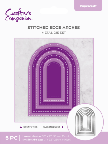 Crafter's Companion Stitched Edge Metal Die Arch (CC-MD-SEAR)