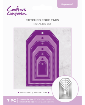 Crafter's Companion Stitched Edge Metal Die Tags (CC-MD-SETA)