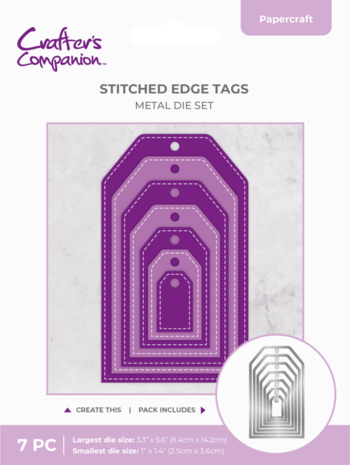 Crafter's Companion Stitched Edge Metal Die Tags (CC-MD-SETA)