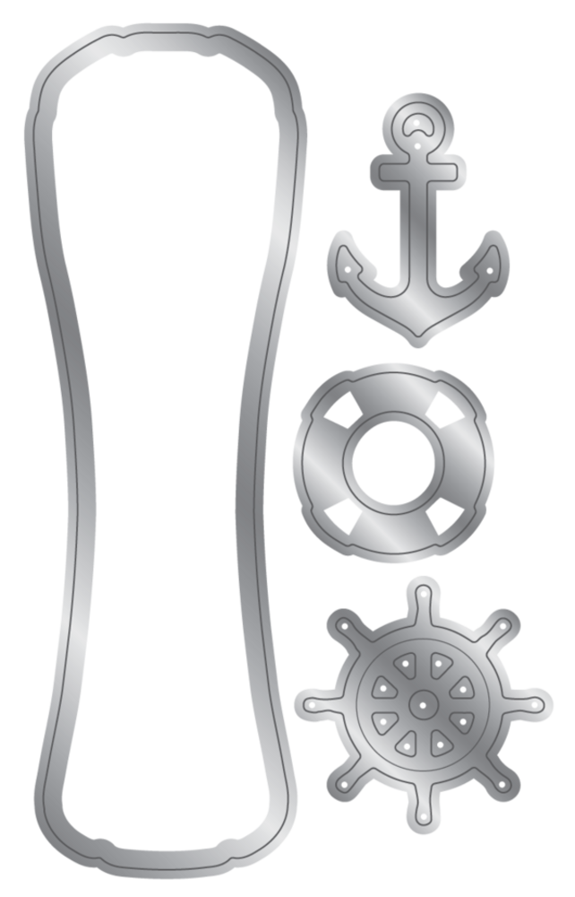 Crafter's Companion Message in a Bottle Stamp & Die Message Scroll (CC-MIAB-STD-MSCRO)