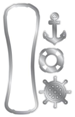 Crafter's Companion Message in a Bottle Stamp & Die Message Scroll (CC-MIAB-STD-MSCRO)