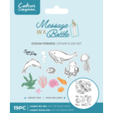 Crafter's Companion Message in a Bottle Stamp & Die Ocean Friends (CC-MIAB-STD-OCFRI)