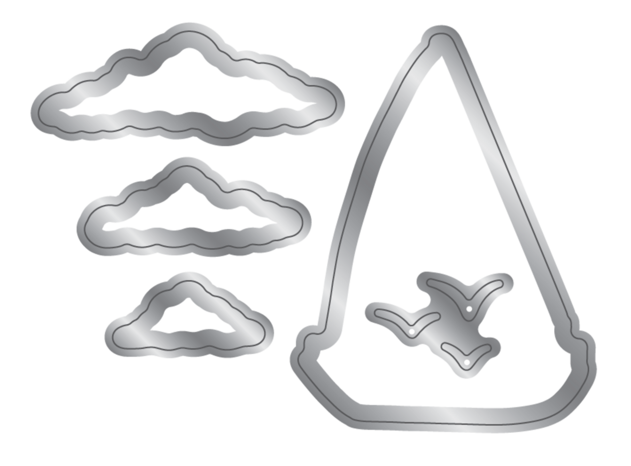 Crafter's Companion Message in a Bottle Stamp & Die Sailboat (CC-MIAB-STD-SBOT)