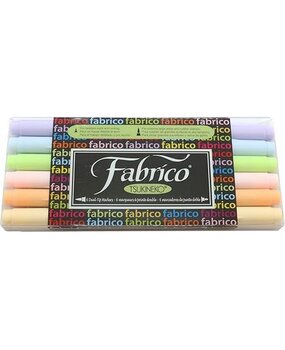 Tsukineko VersaCraft Fabrico Marker Set Sorbet (6pcs) (FAM-6SB)