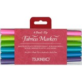 Tsukineko VersaCraft Fabrico Marker Set Gemstones (6pcs) (FAM-6G)