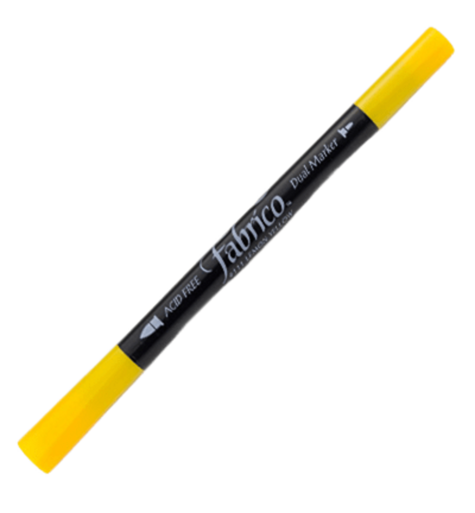 Tsukineko VersaCraft Fabrico Marker Lemon Yellow (FAM-111)
