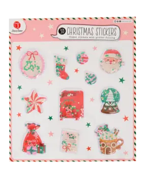 DécoTime 3D Christmas Stickers Santa's Sack (3216768)