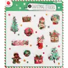 DécoTime 3D Christmas Stickers Holly Jolly (3216768)
