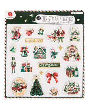 DécoTime 3D Christmas Stickers Merry & Bright (3216768)