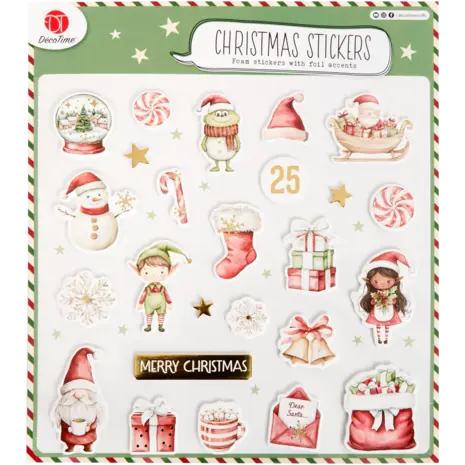 DécoTime 3D Christmas Stickers Merry Christmas (3216768)