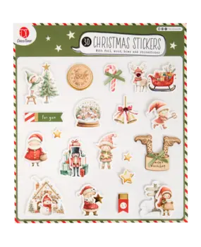 DécoTime 3D Christmas Stickers Santa's Workshop (3216768)