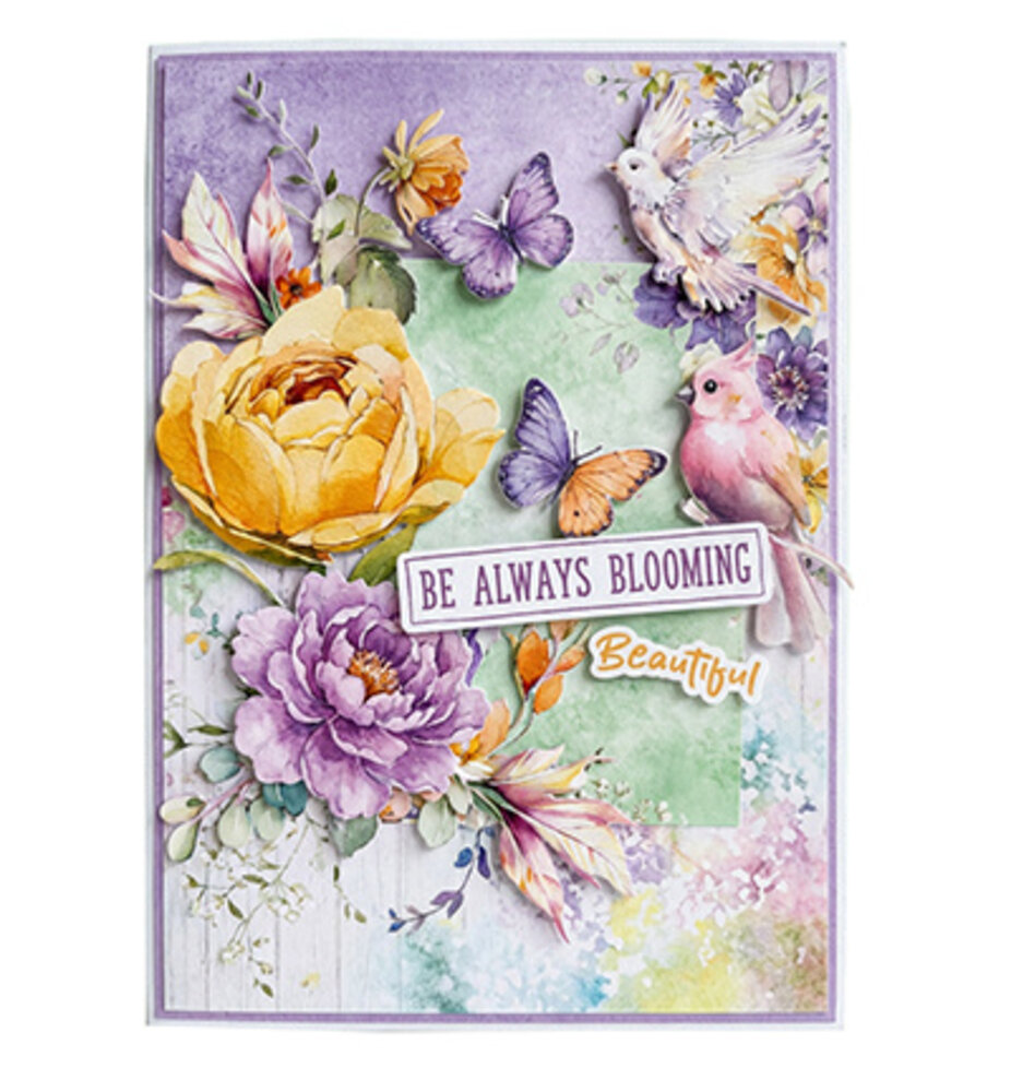 Studio Light Essentials Blooming Flowers A4 Die-Cut Paper Pad (SL-ES-DCPP413)