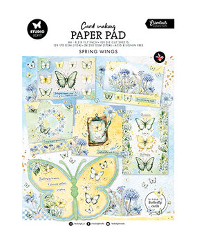 Studio Light PRE-ORDER Essentials Spring Waves A4 Card Making Pad (SL-ES-CMP24)
